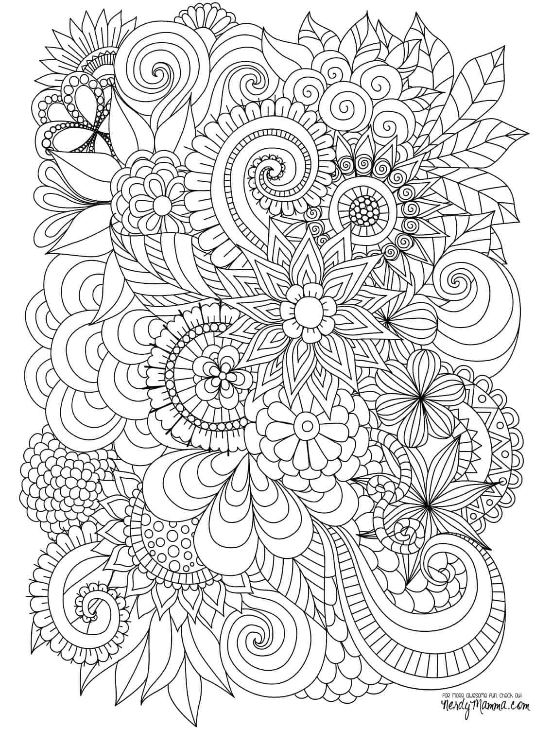 11 Free Printable Adult Coloring Pages