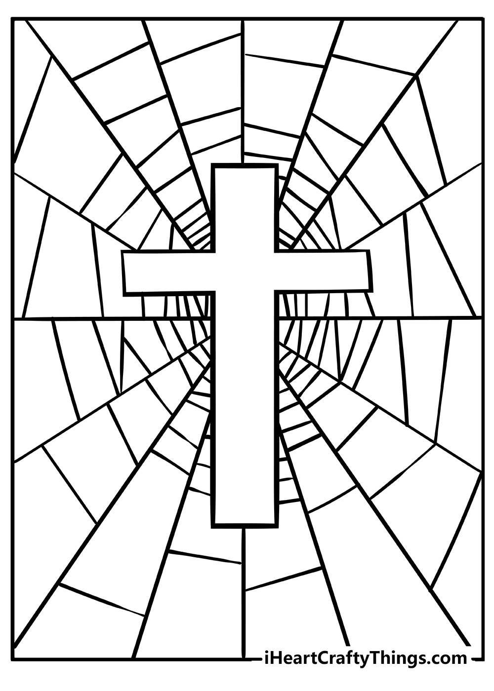 15 Free Cross Coloring Pages Detailed PDF Printables 