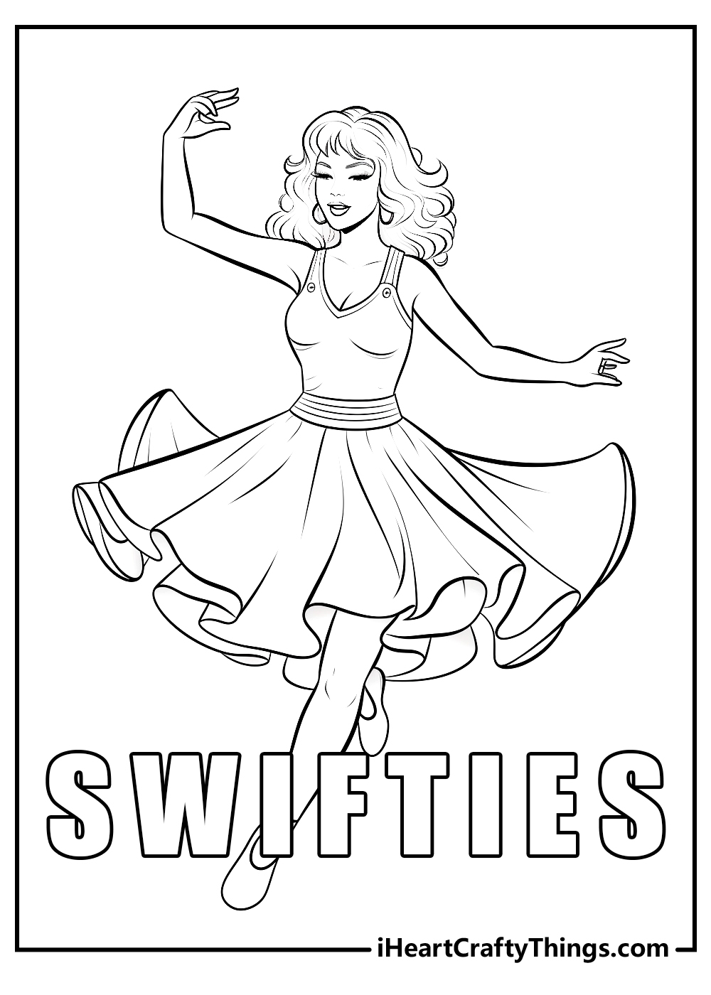 15 Taylor Swift Coloring Pages 100 Free PDF Printables 