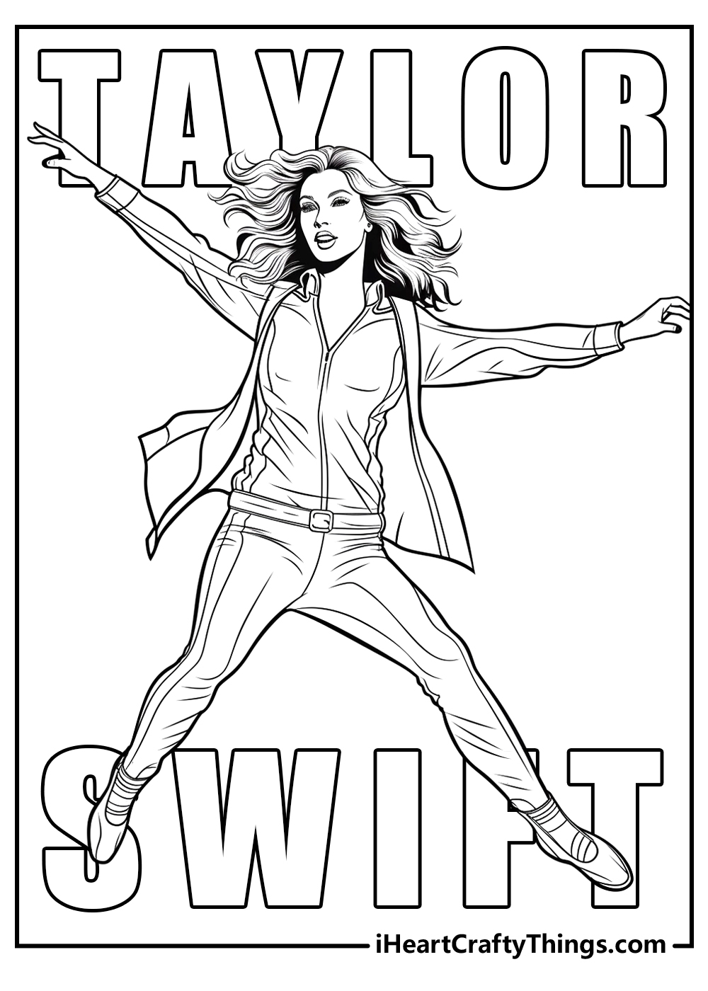 15 Taylor Swift Coloring Pages 100 Free PDF Printables 