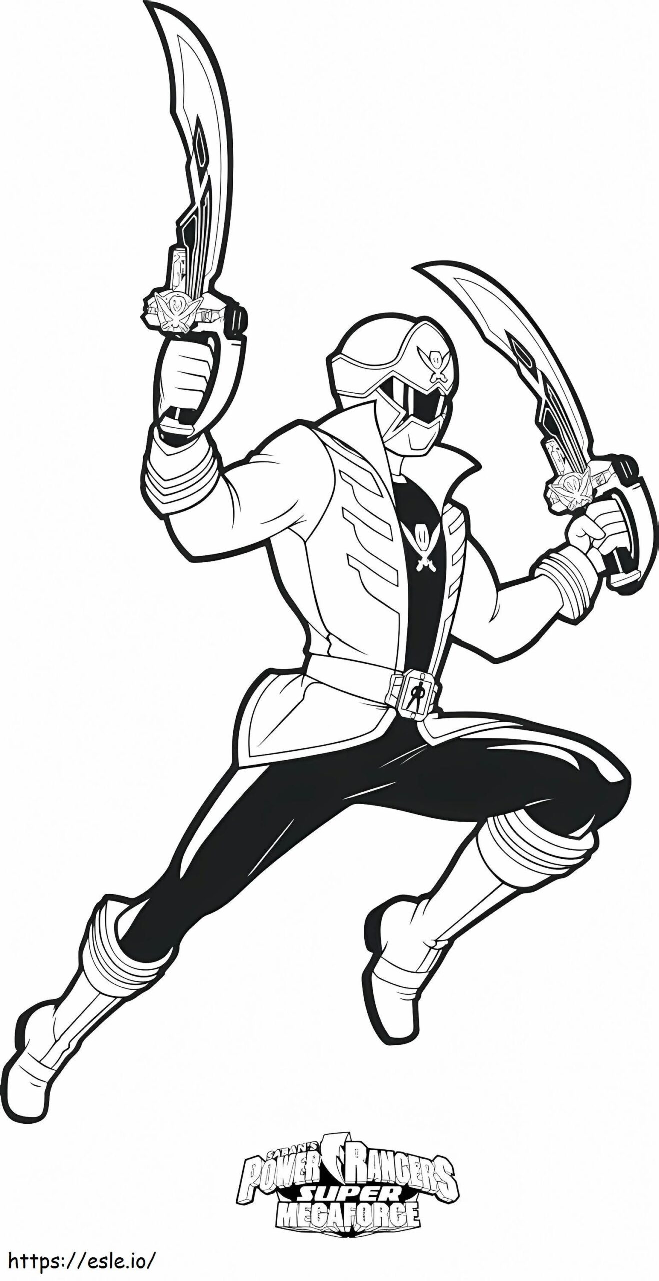 Free Power Ranger Coloring Pages