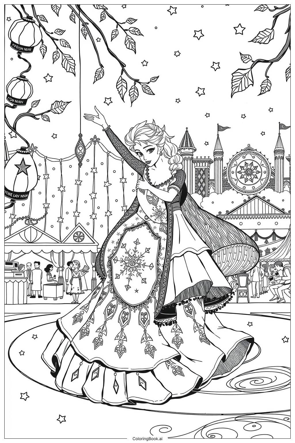 16 Elsa Coloring Pages Free PDF U0026 PNG Printables 