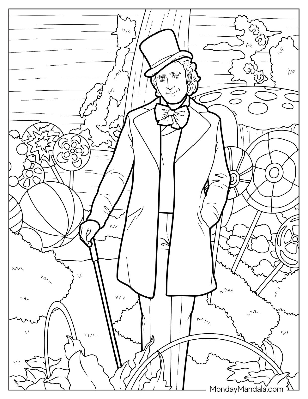 18 Willy Wonka Coloring Pages Free PDF Printables 