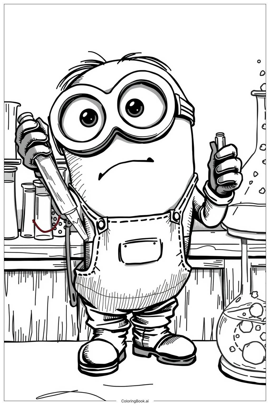 Free Printable Minion Coloring Pages