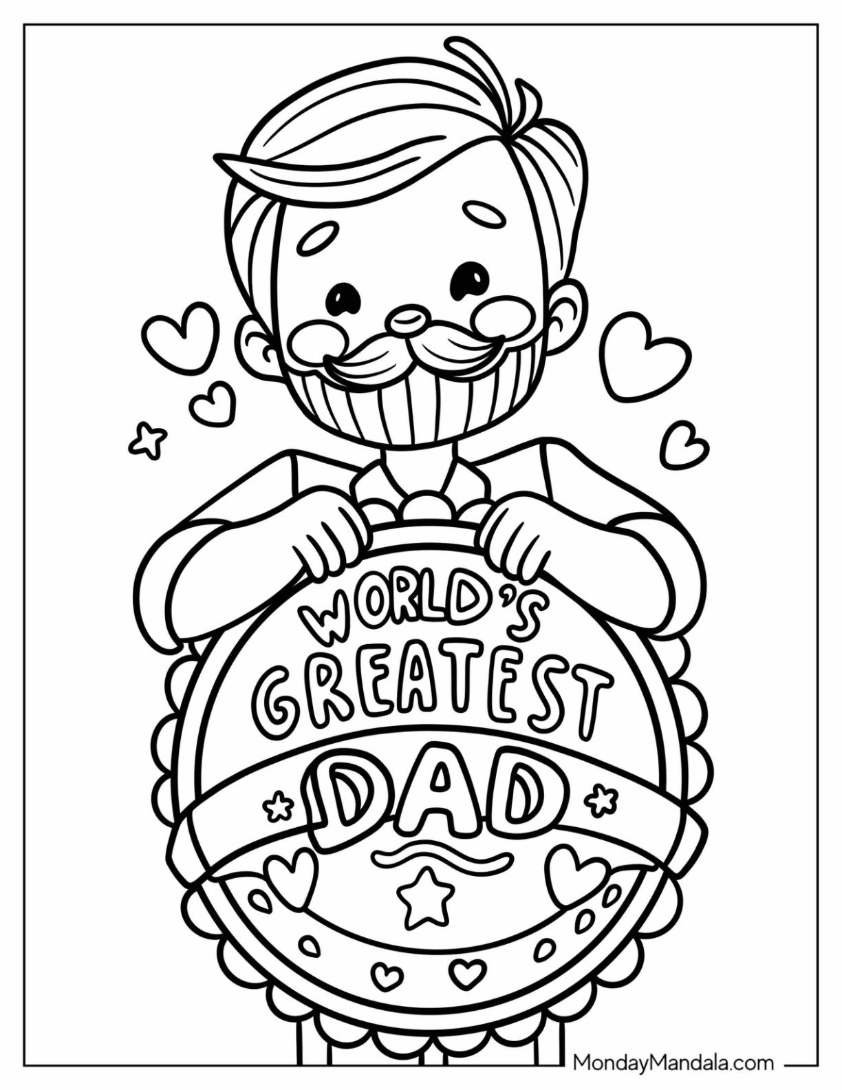 20 Father s Day Coloring Pages Free PDF Printables 