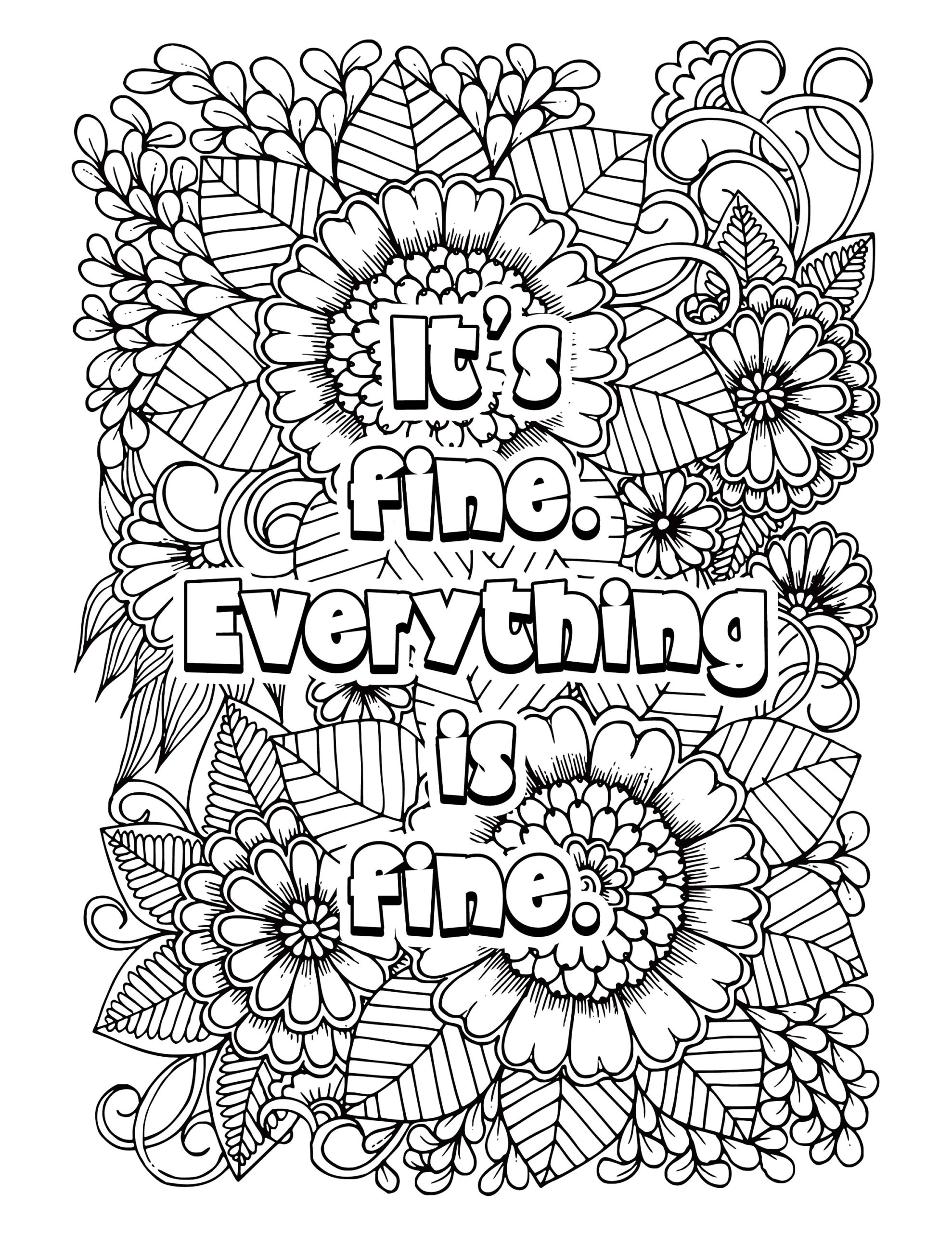 20 Funny Adult Coloring Book Printable Pages Etsy Canada
