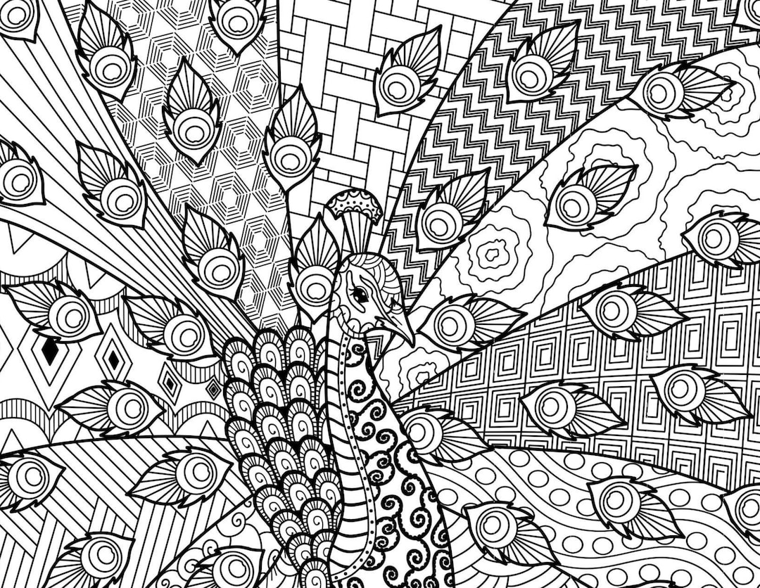 20 Intricate Zen Coloring Pages Etsy