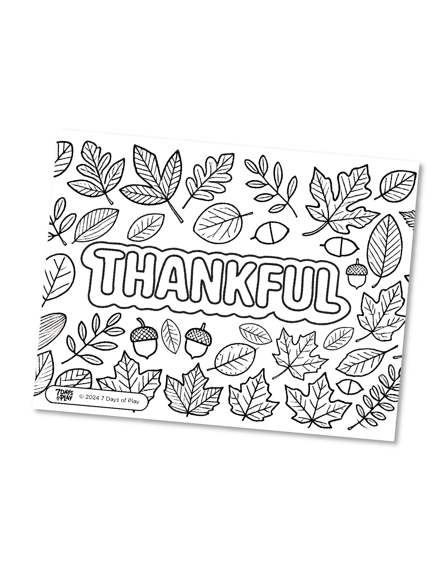 20 Thanksgiving Themed Coloring Pages Printable 7 Days Of Play