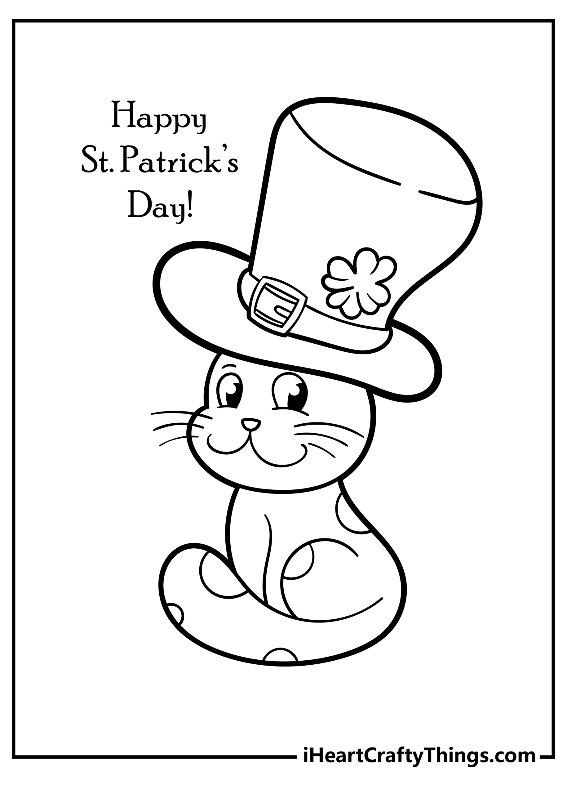 2025 St Patrick s Day Coloring Pages 51 Free Printables 