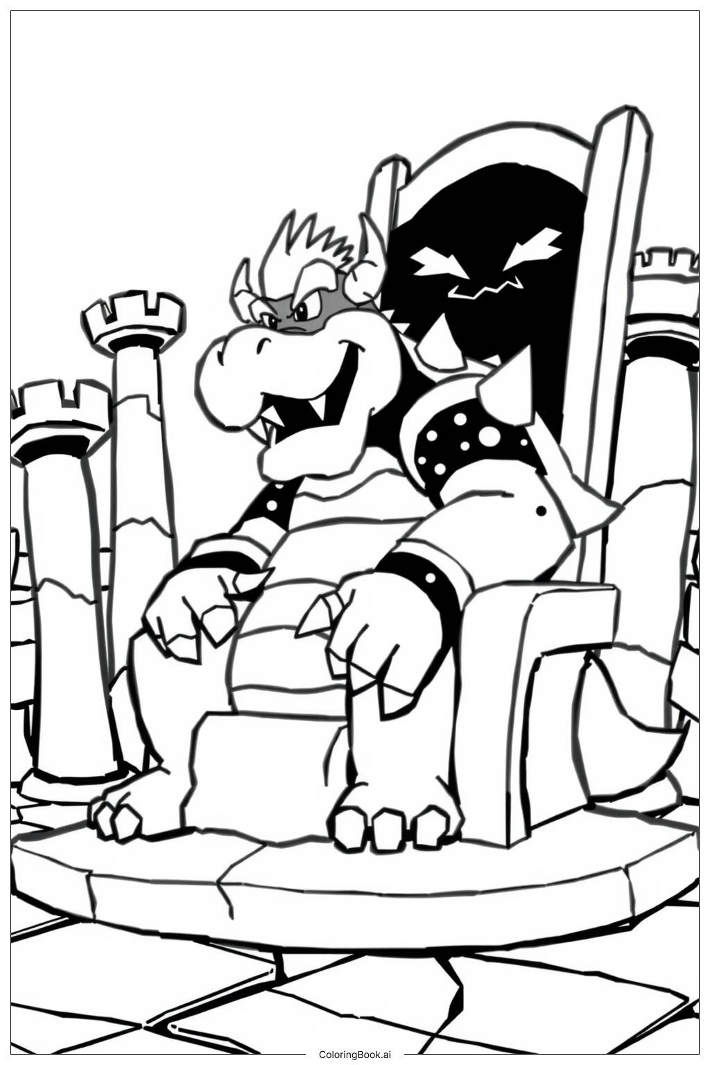 22 Bowser Coloring Pages Free PDF U0026 PNG Printables 