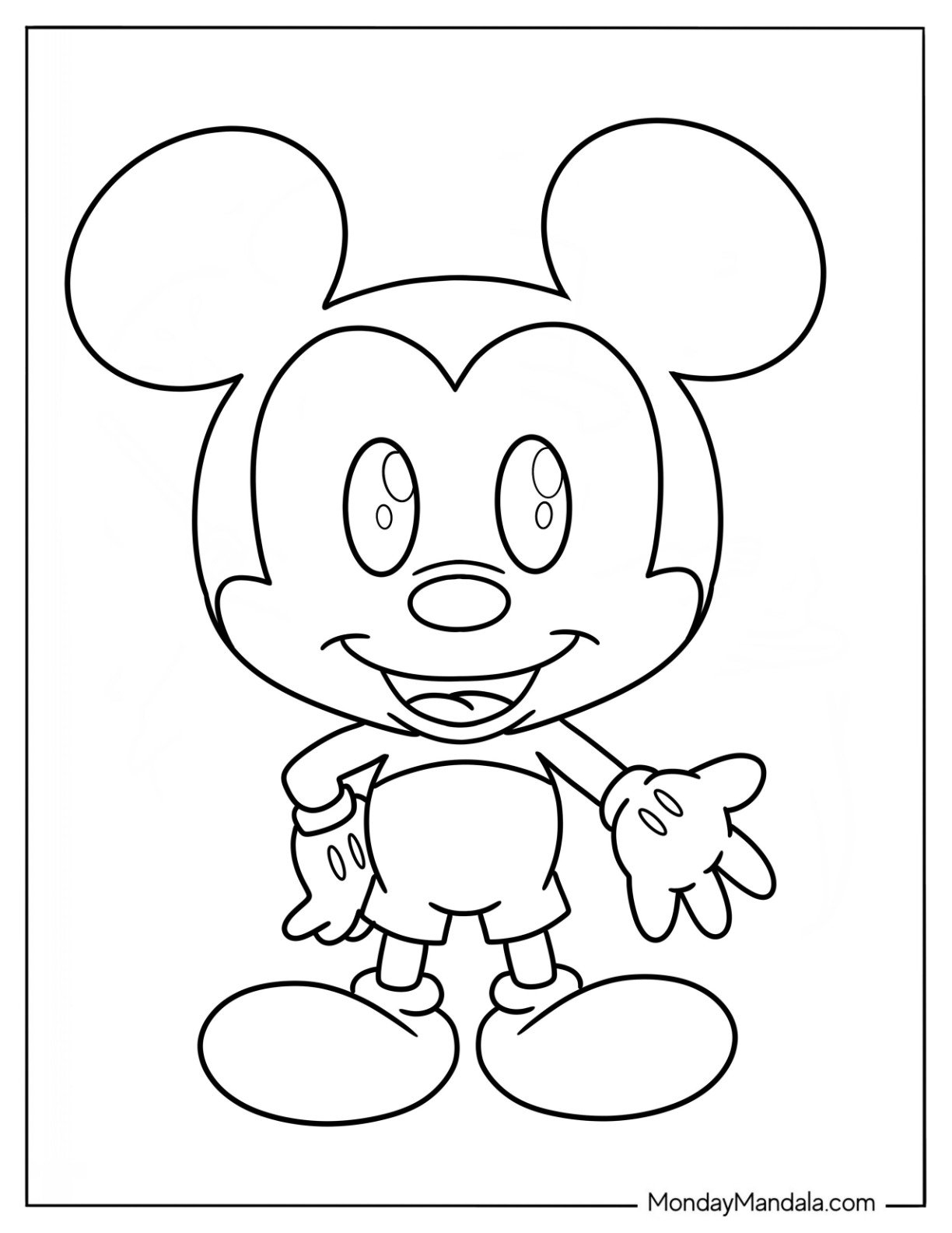 22 Cute Disney Coloring Pages Free PDF Printables 