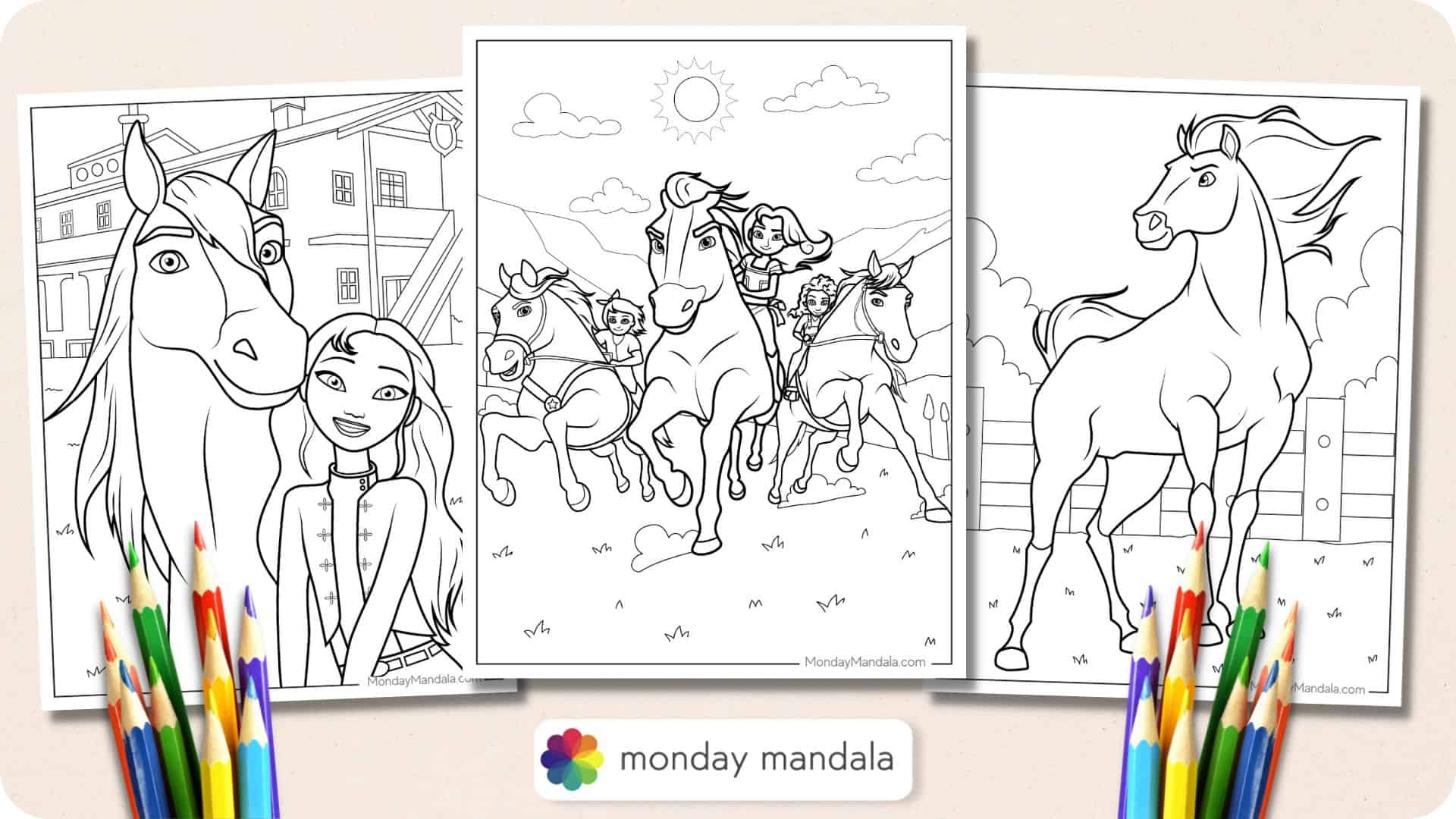 22 Spirit Coloring Pages Free PDF Printables 