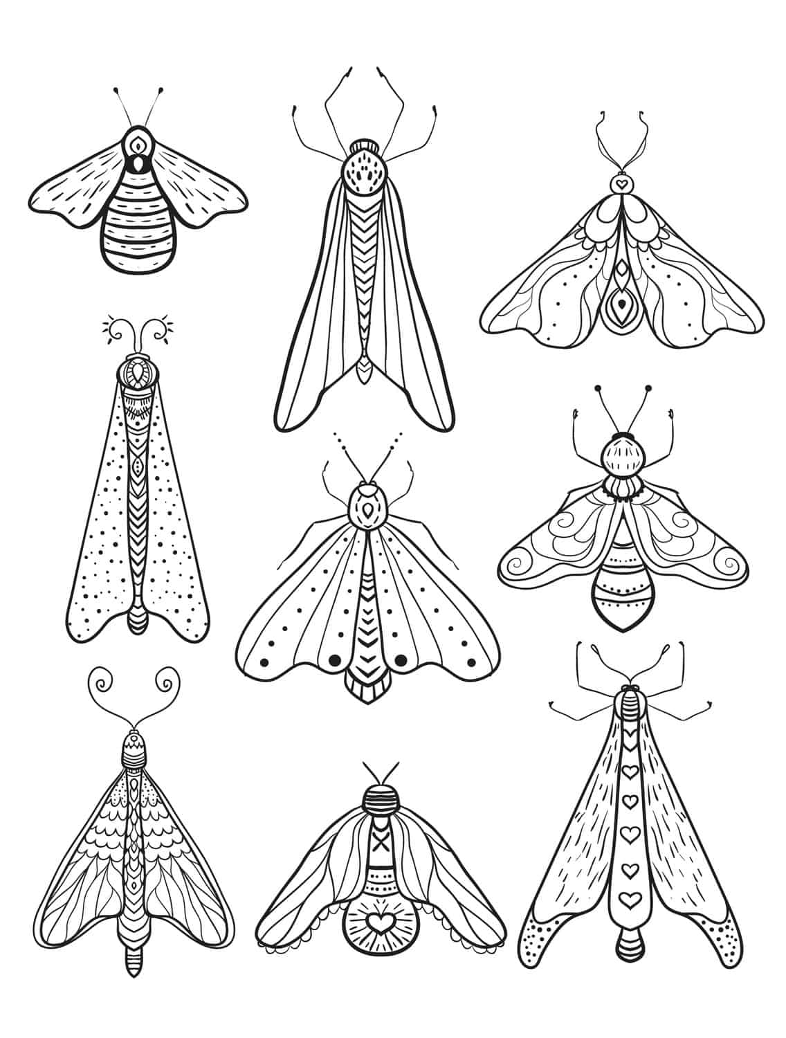 23 Free Printable Insect U0026 Animal Adult Coloring Pages Nerdy Mamma