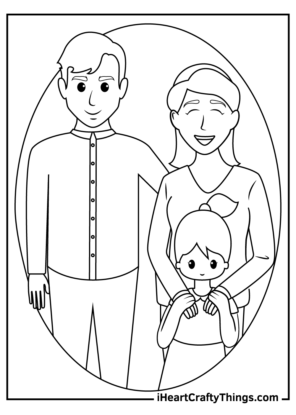 Printable Coloring Pages Family
