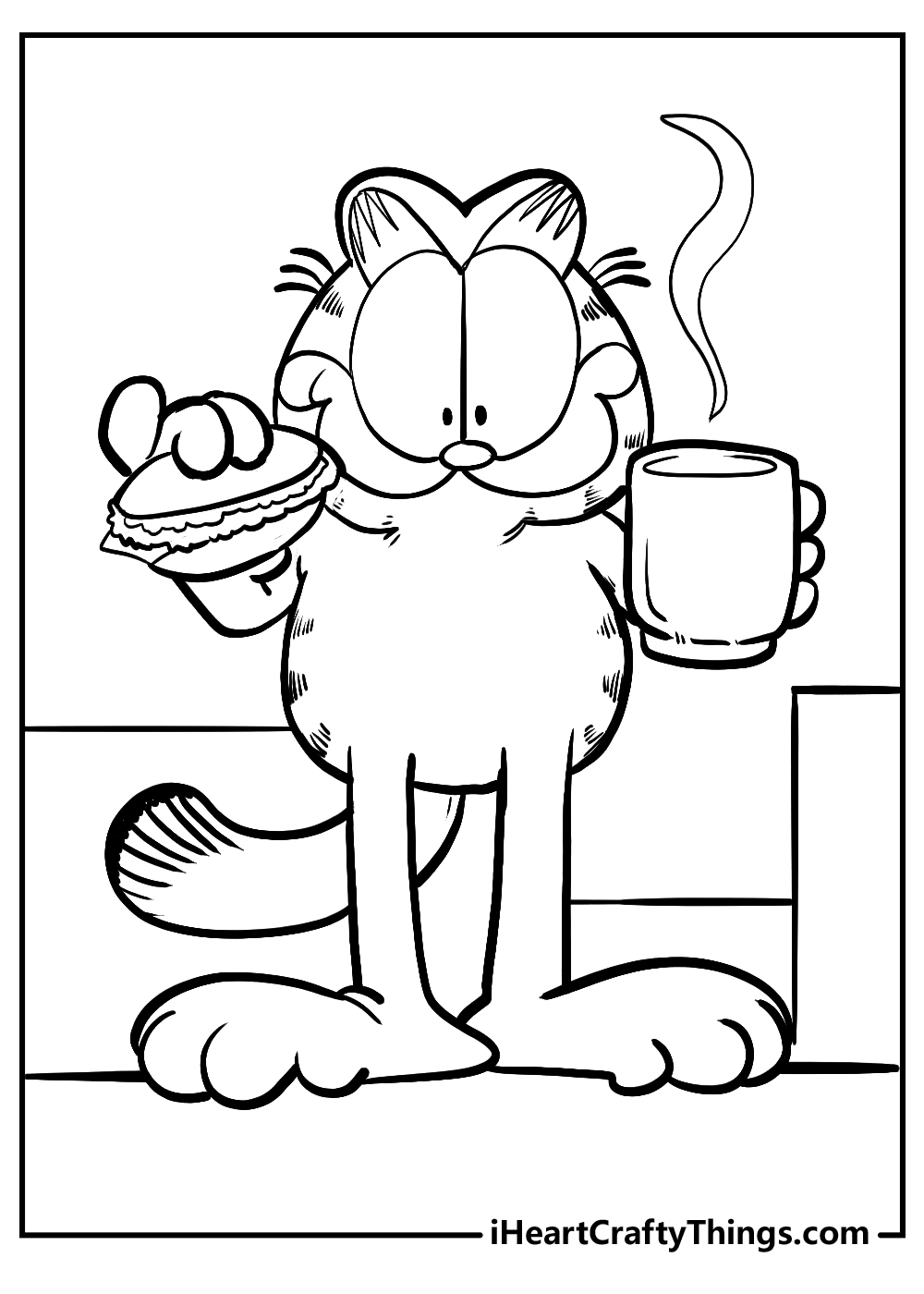 25 Garfield Coloring Pages Cute Free PDF Printables 