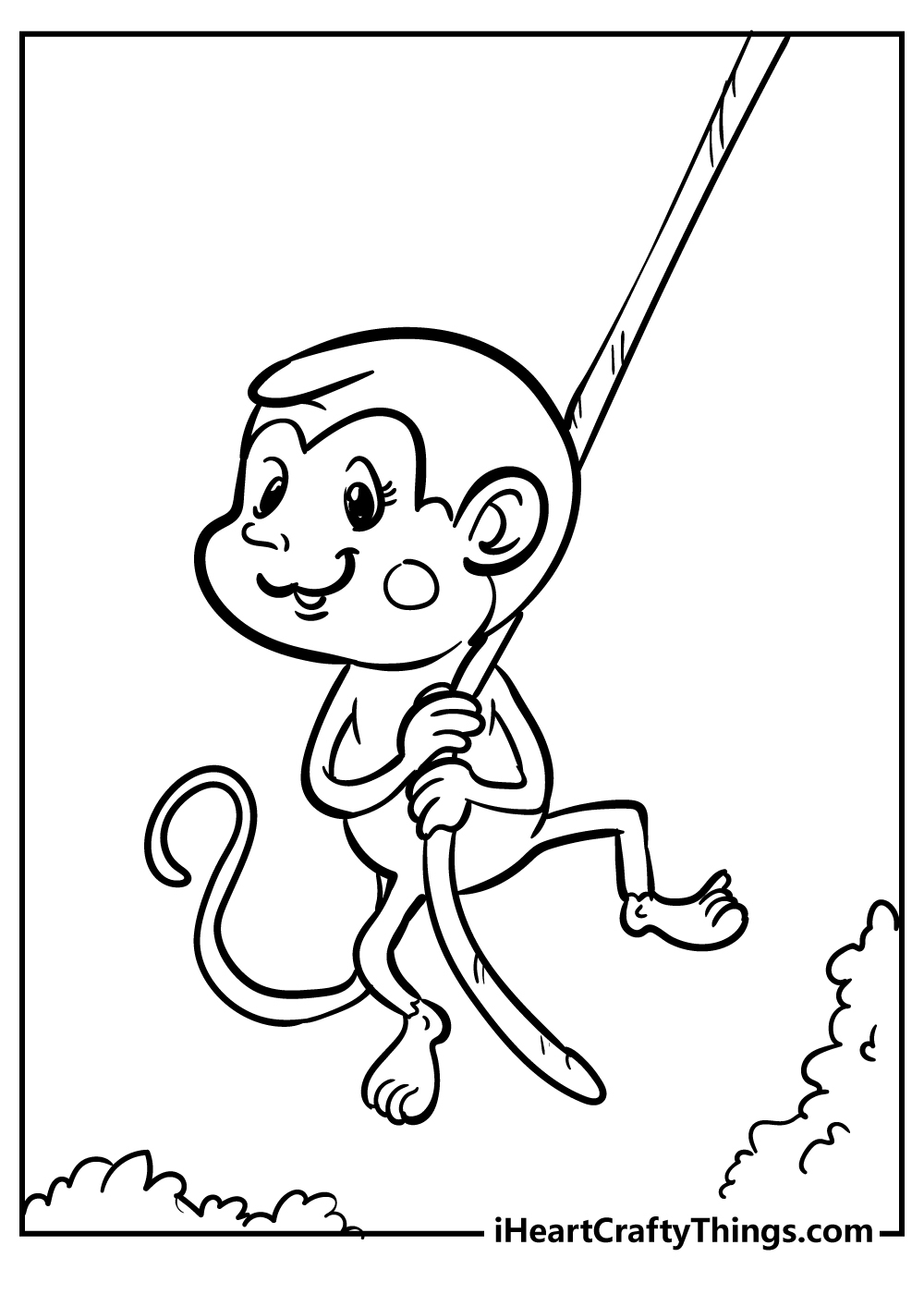 25 Monkey Coloring Pages 100 Free Printables 
