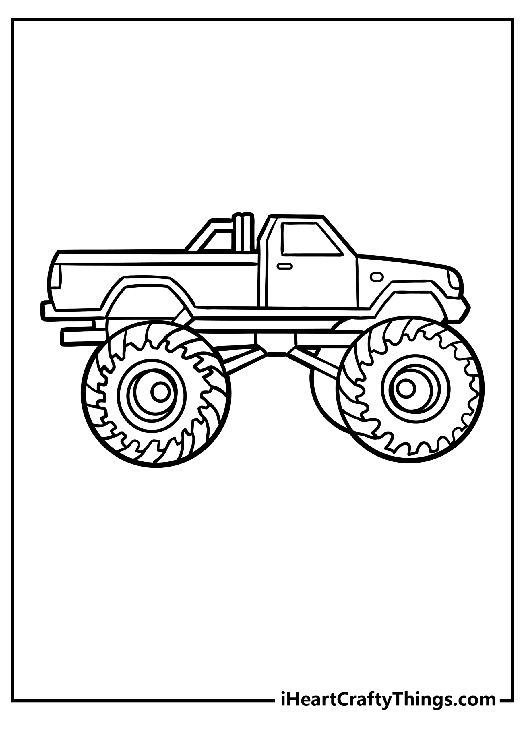 Free Monster Truck Coloring Pages