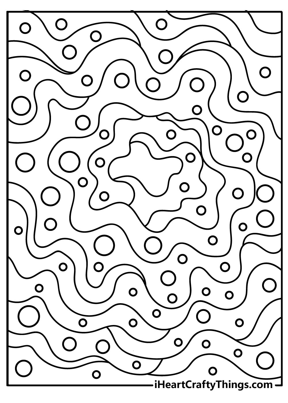 Printable Trippy Coloring Pages