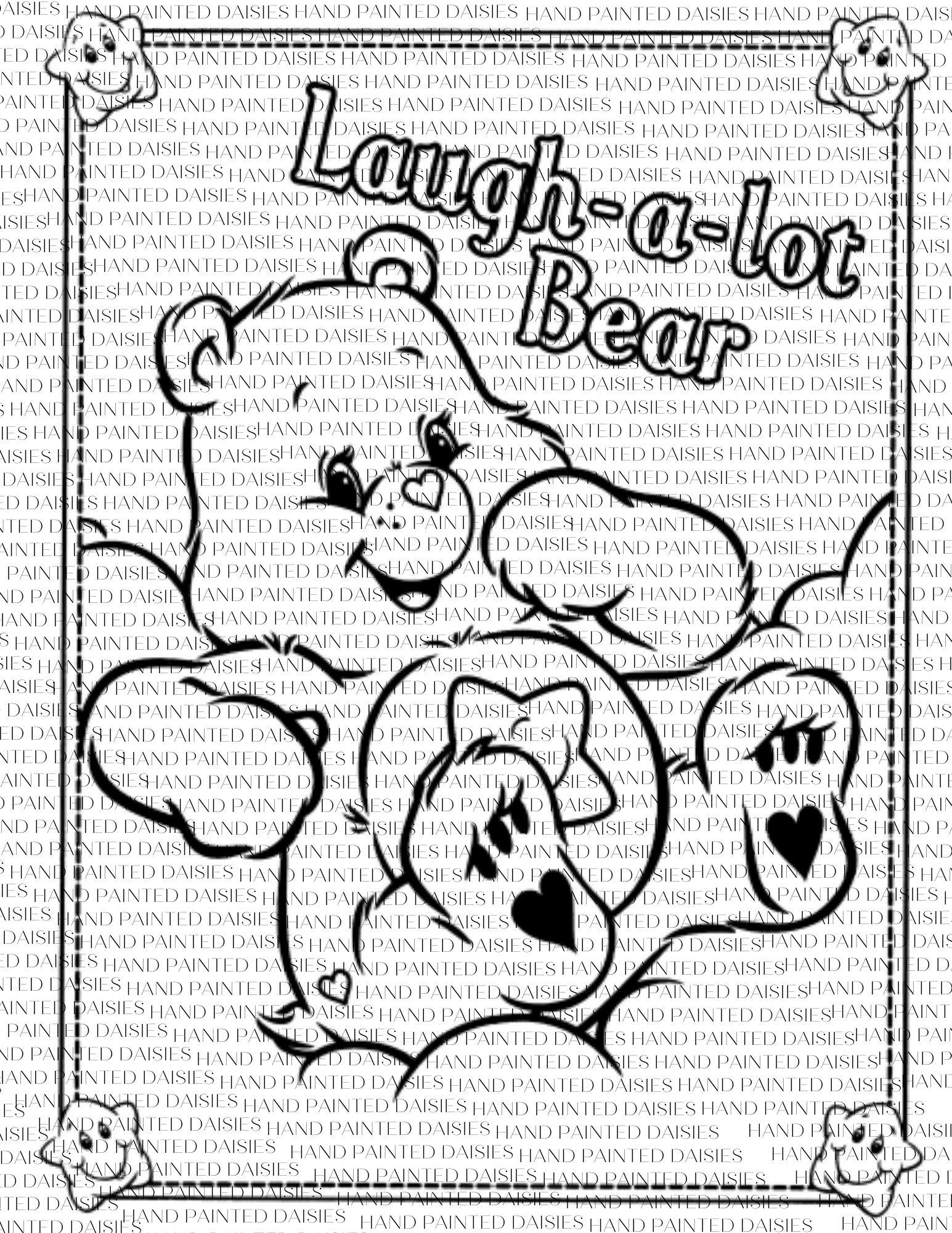 Care Bears Free Coloring Pages
