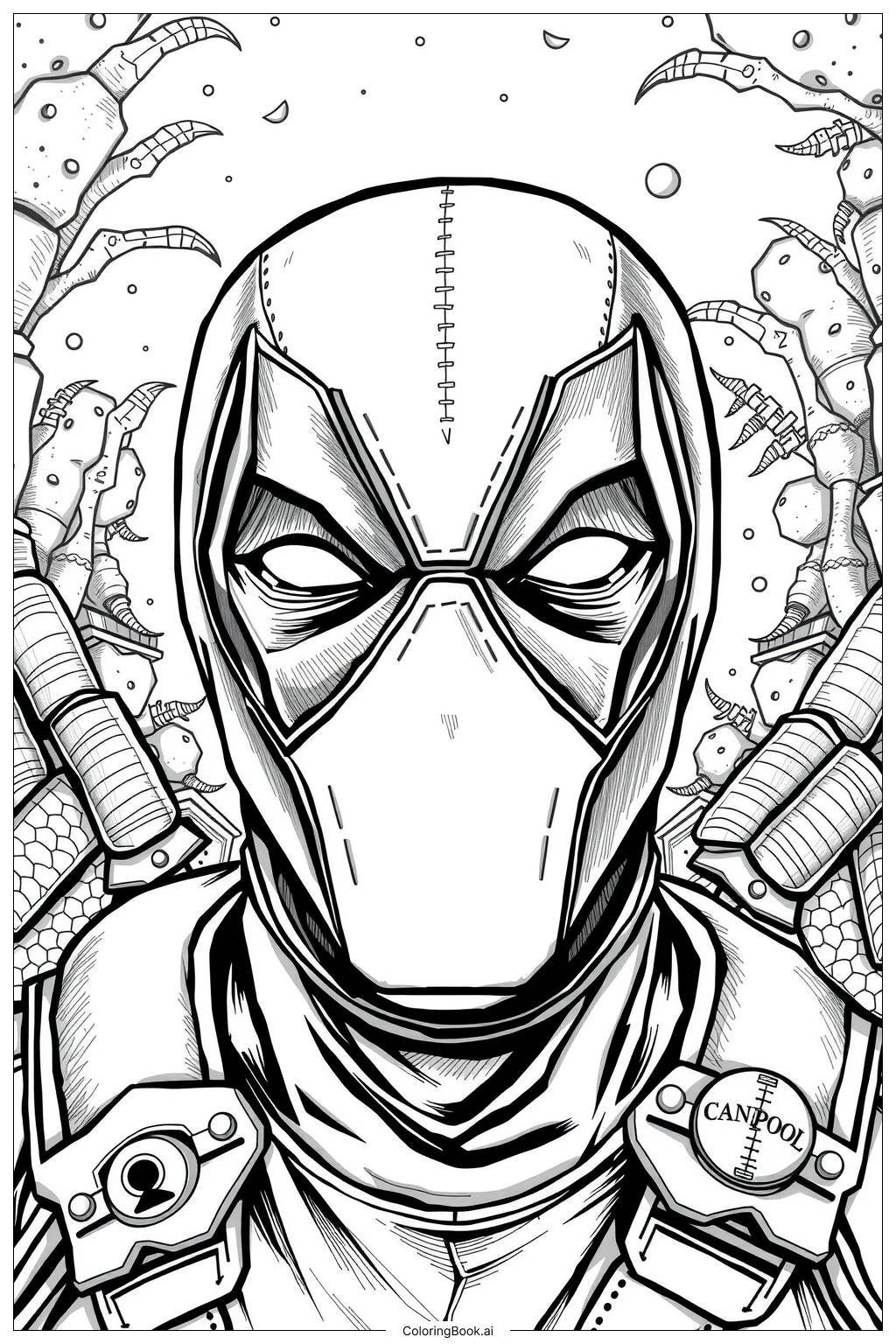 29 Deadpool Coloring Pages Free PDF U0026 PNG Printables 