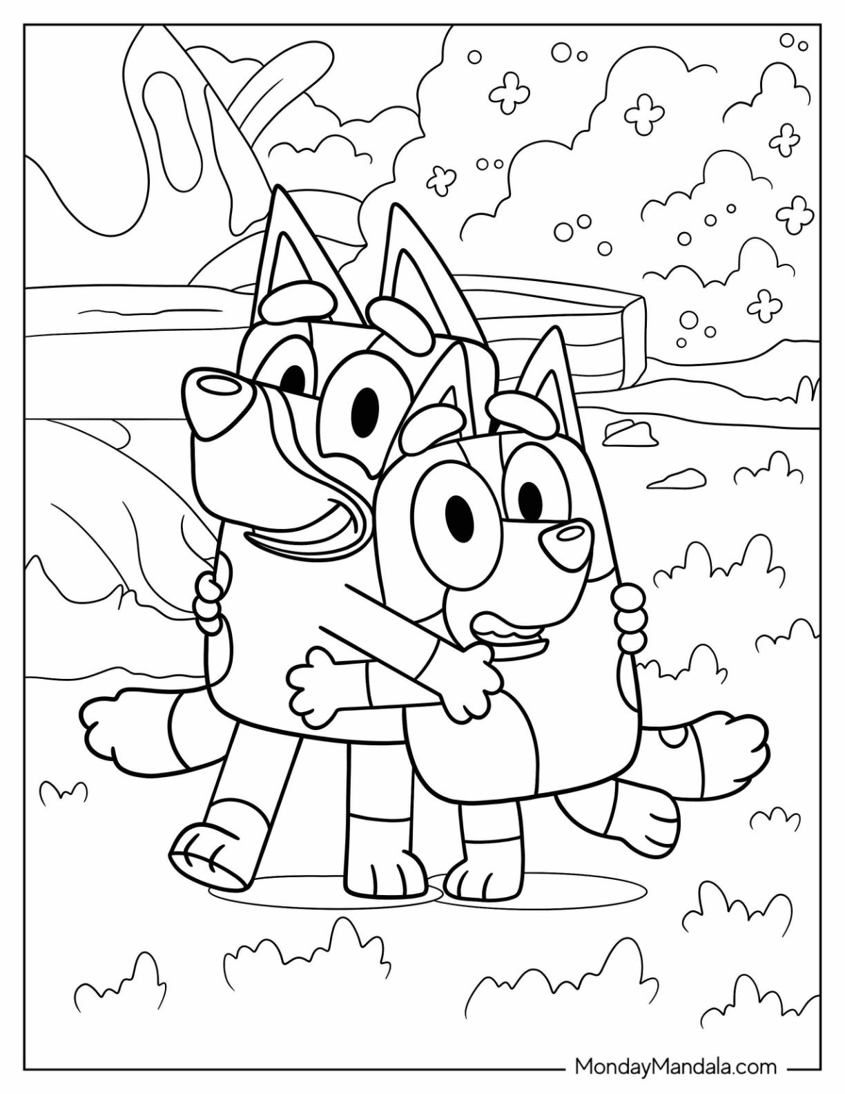 30 Cartoon Coloring Pages Free PDF Printables 