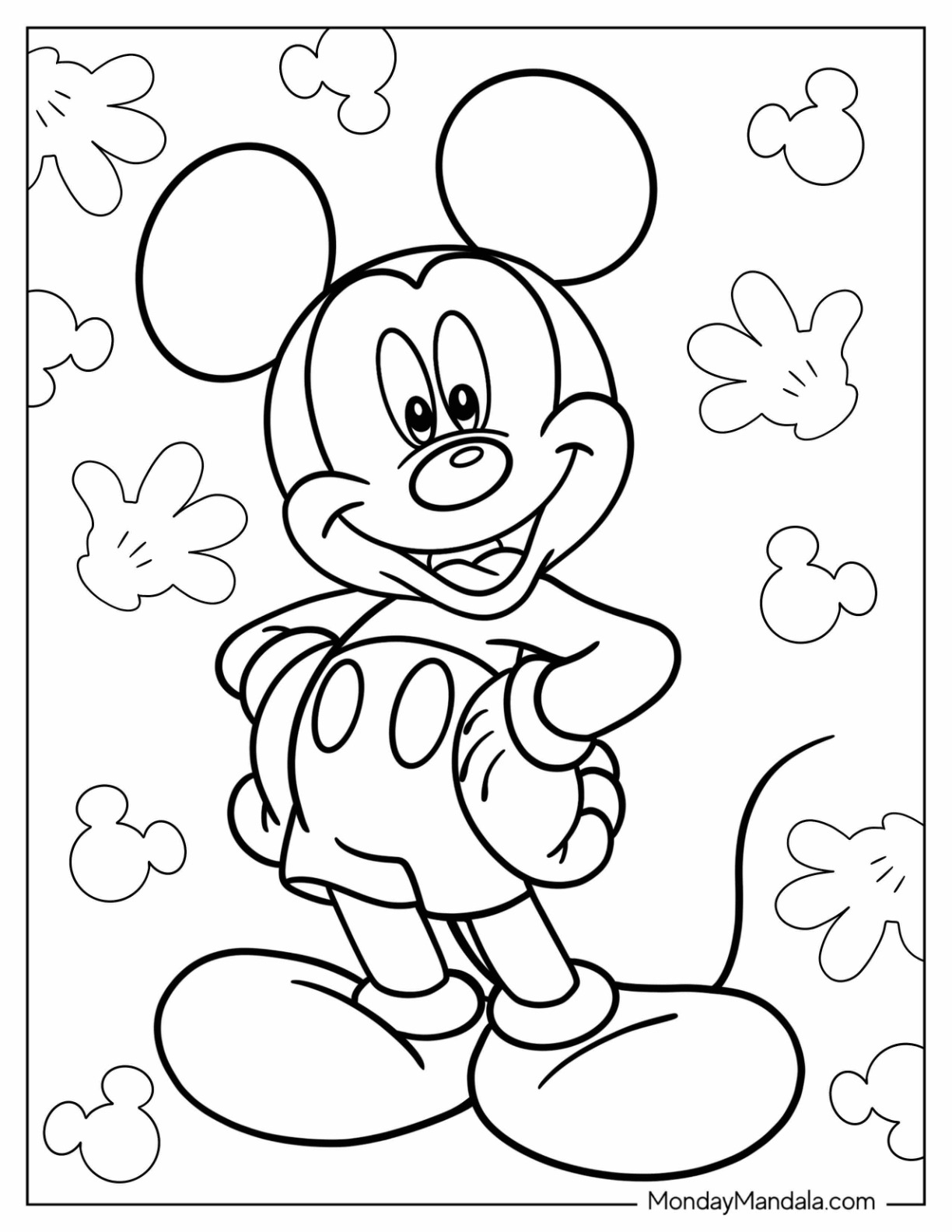30 Cartoon Coloring Pages Free PDF Printables 5690763