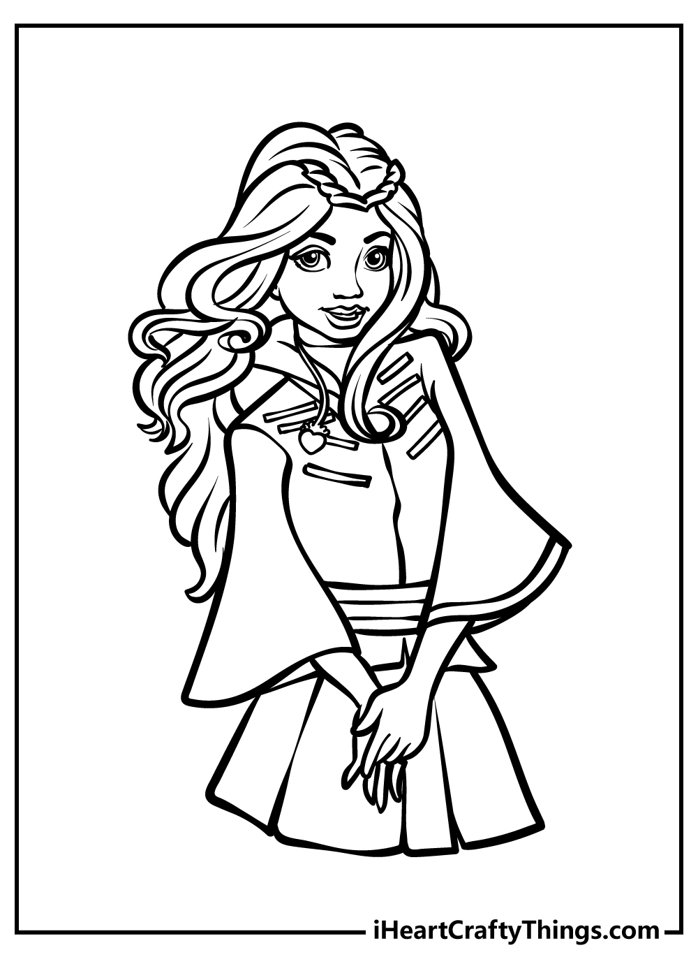 30 Descendants Coloring Pages 100 Free Printables 