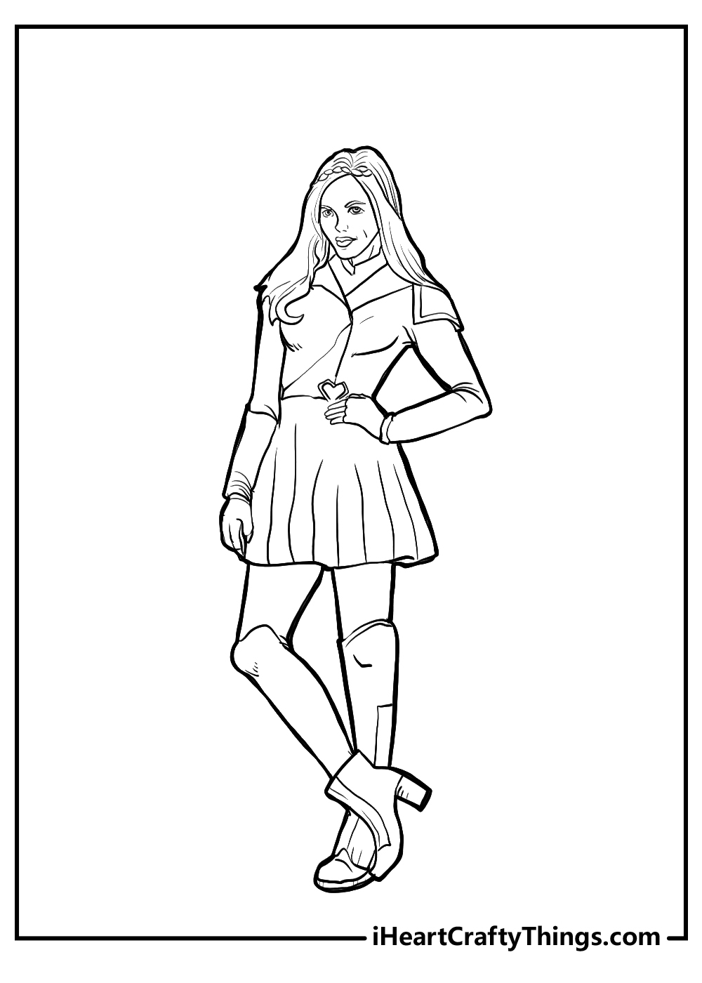 Descendants Coloring Pages Printable