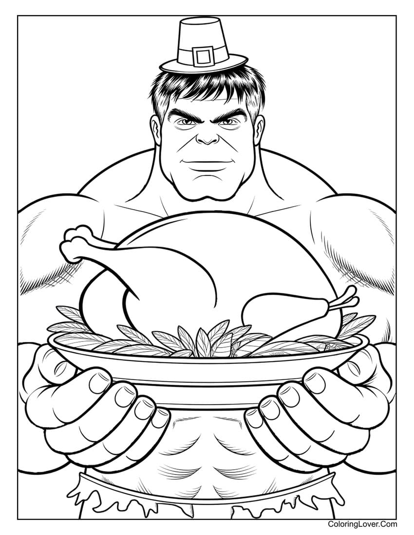 30 Hulk Coloring Pages Free Printables For All Ages 