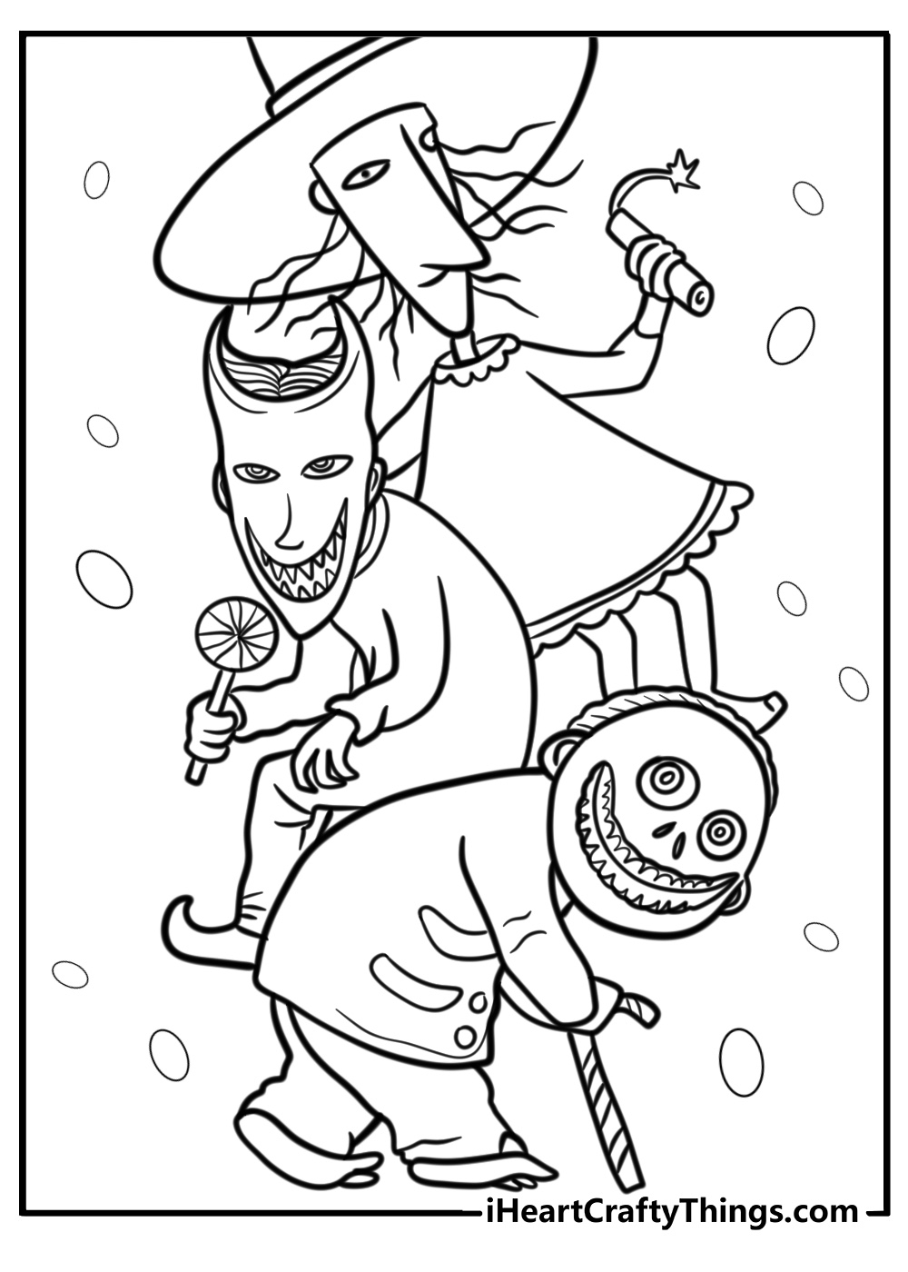 30 Nightmare Before Christmas Coloring Pages 100 Free To Print 