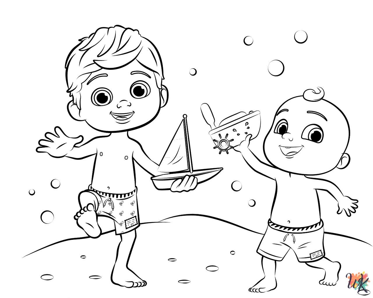 33 Cocomelon Coloring Pages For Kids ColoringPagesWk