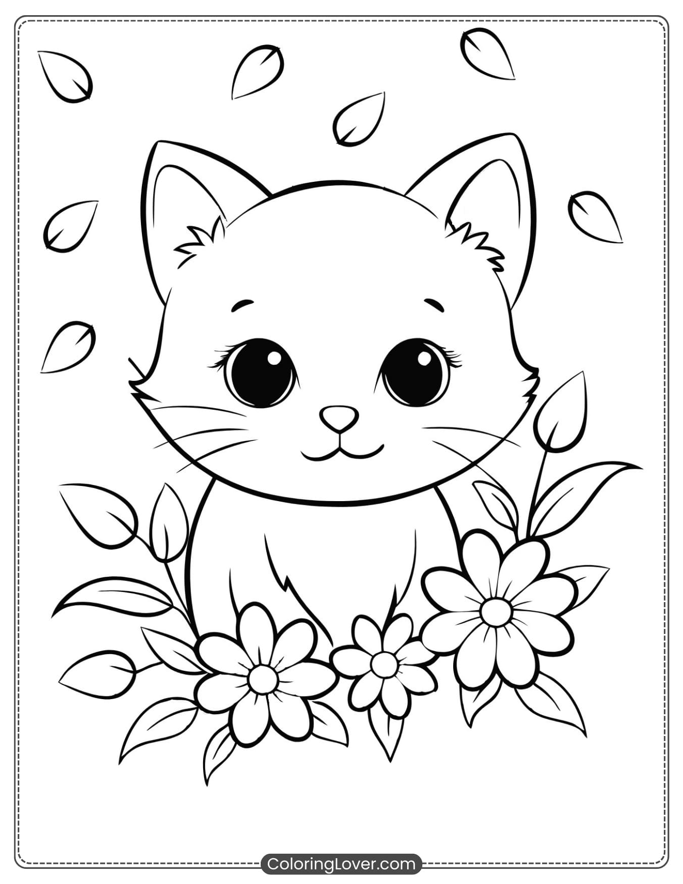 33 Kitten Coloring Pages Free Printables For All Ages 