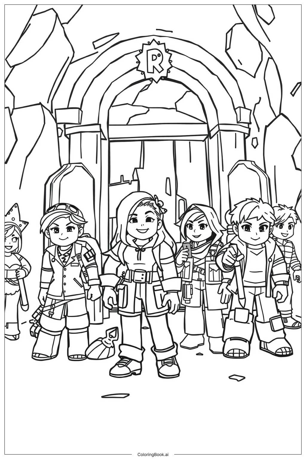 34 Roblox Coloring Pages Free PDF U0026 PNG Printables 