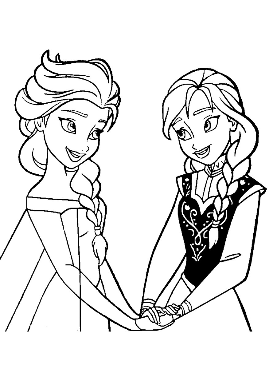 Elsa Coloring Page Printable