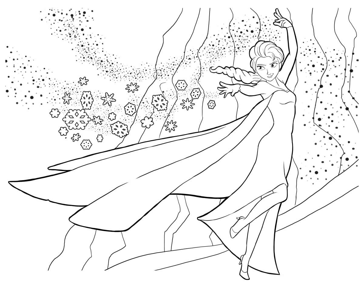 Frozen Coloring Pages Free Printable