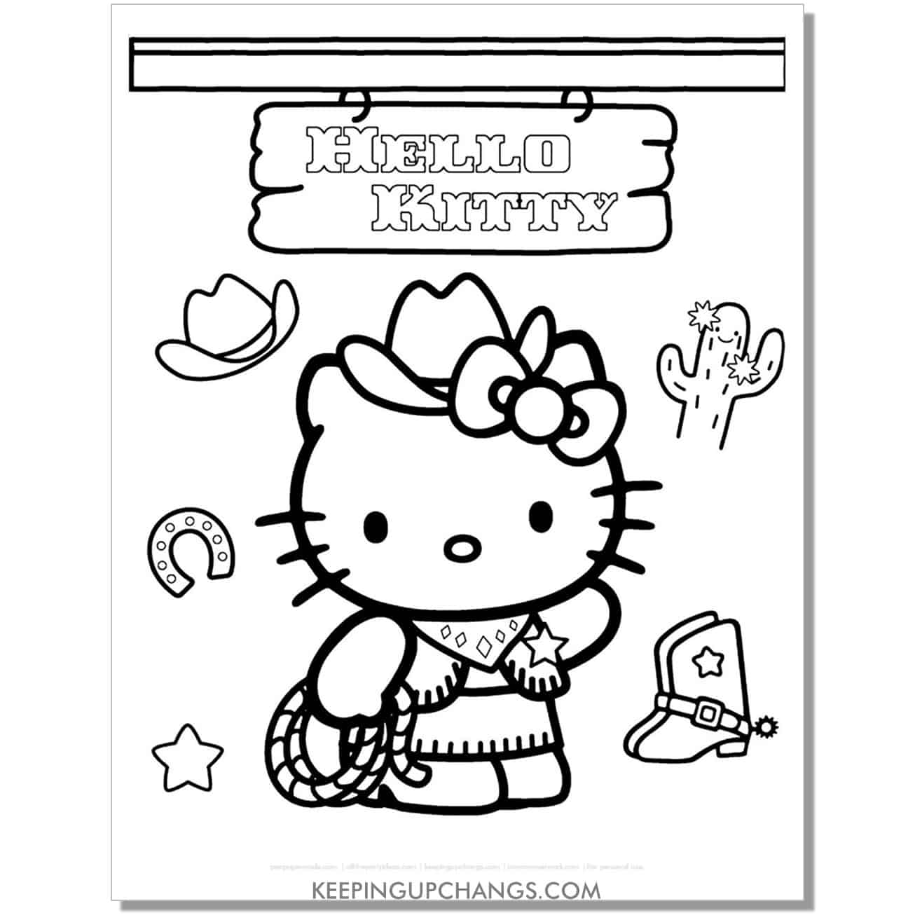 35 Free Hello Kitty Coloring Pages MOST POPULAR Printables 