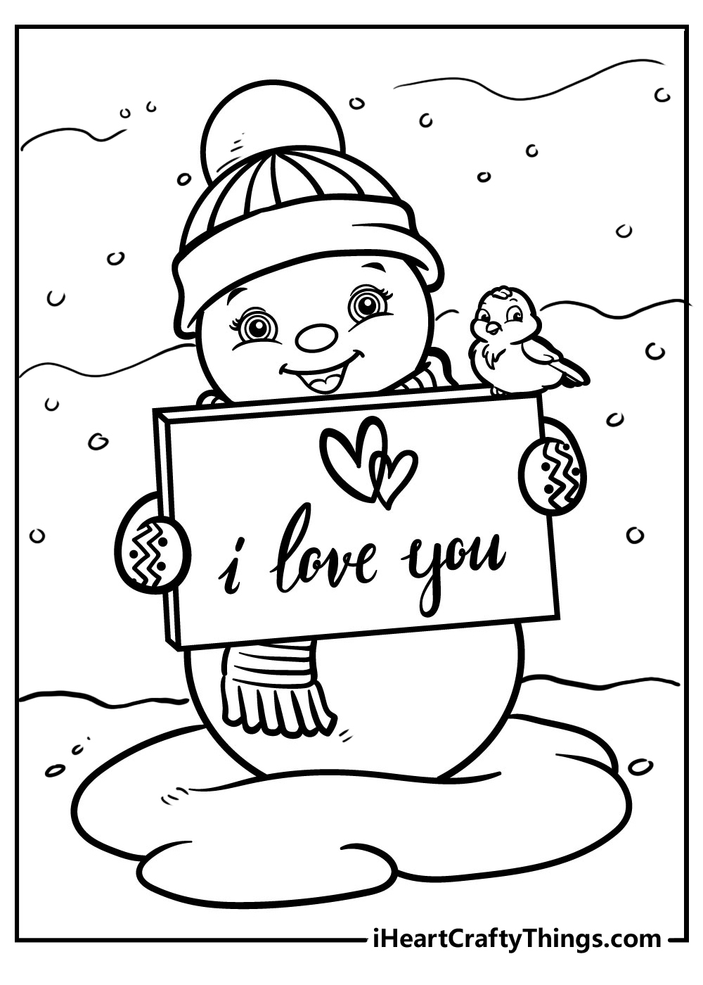 Snowman Coloring Pages Printable