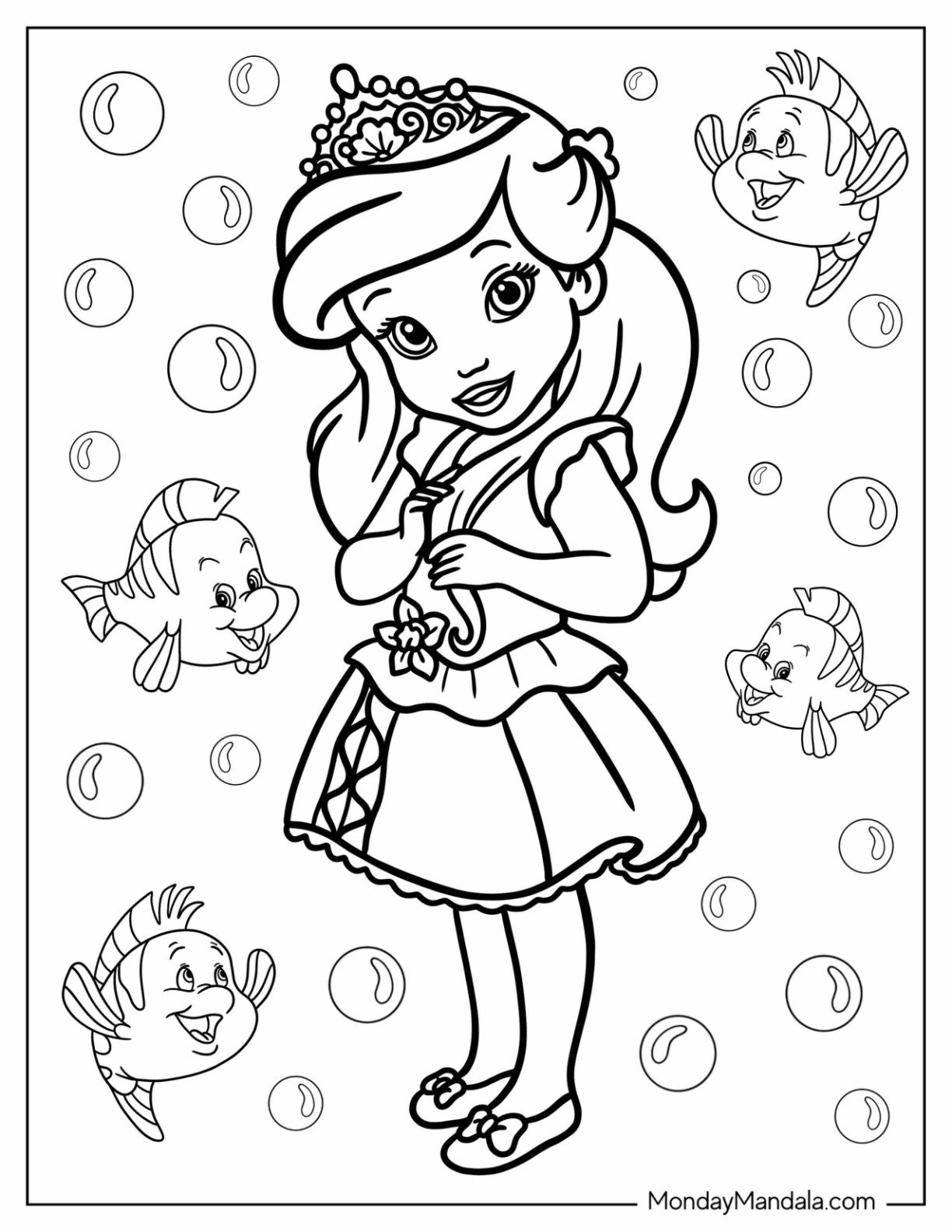 36 Disney Princess Coloring Pages Free PDF Printables 