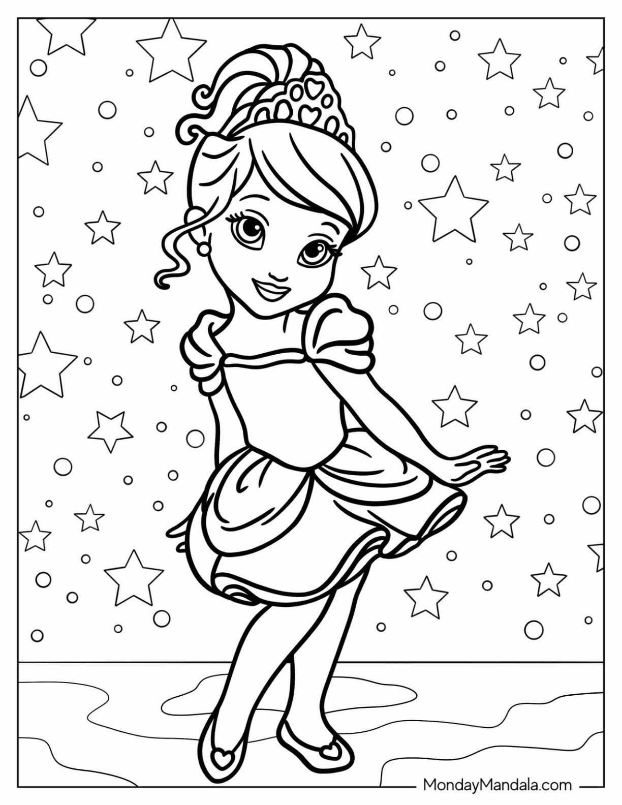 Printable Princess Coloring Pages