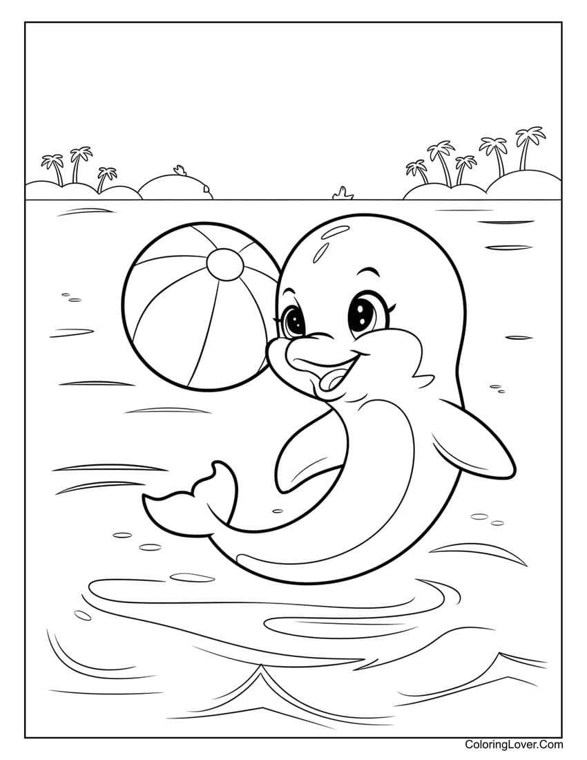 36 Dolphin Coloring Pages Free Printables For All Ages 
