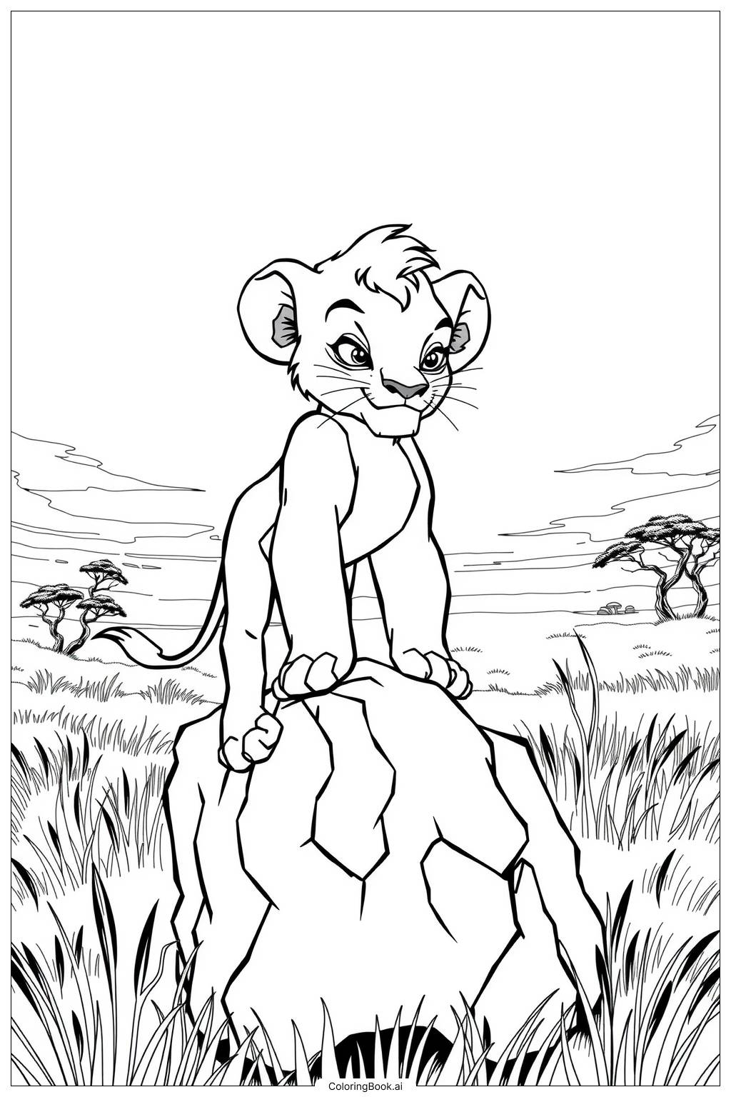 36 Lion King Coloring Pages Free PDF U0026 PNG Printables 