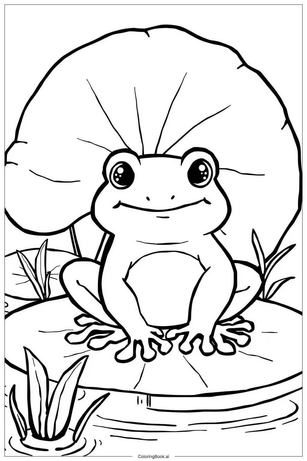 Free Coloring Pages Frogs