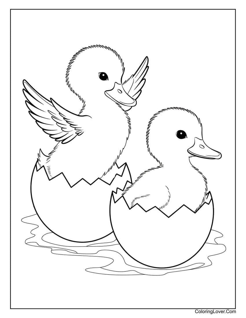39 Duck Coloring Pages Free Printables For All Ages 