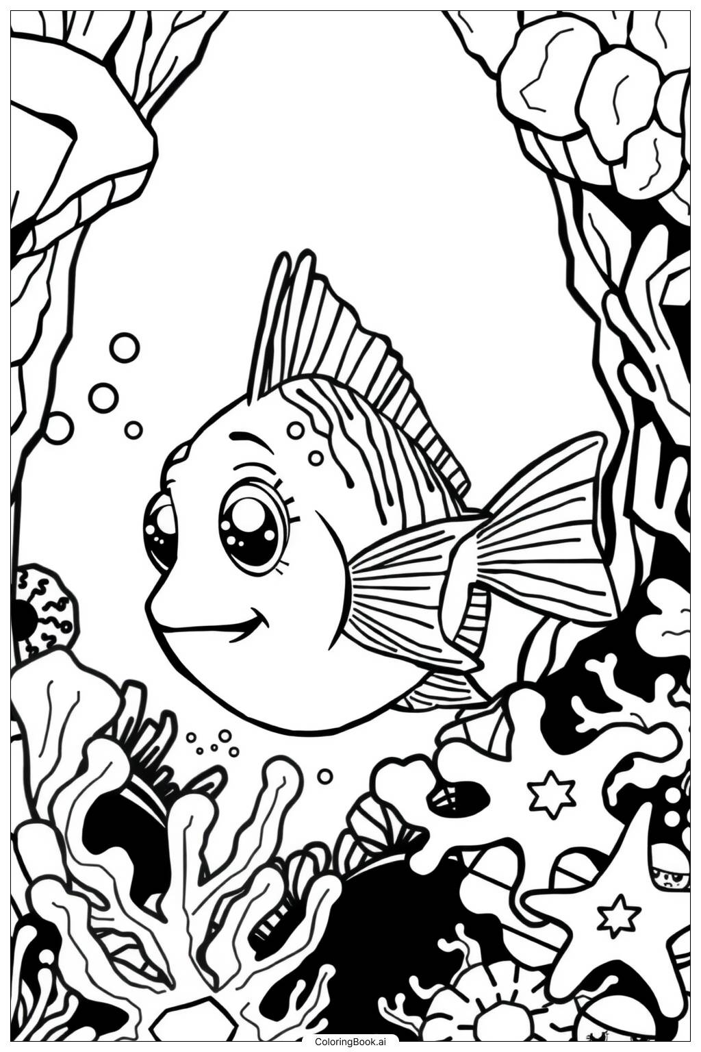 Free Printable Coloring Pages Of Fish