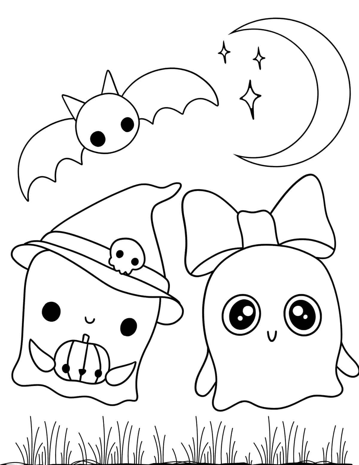 Free Coloring Halloween Pages