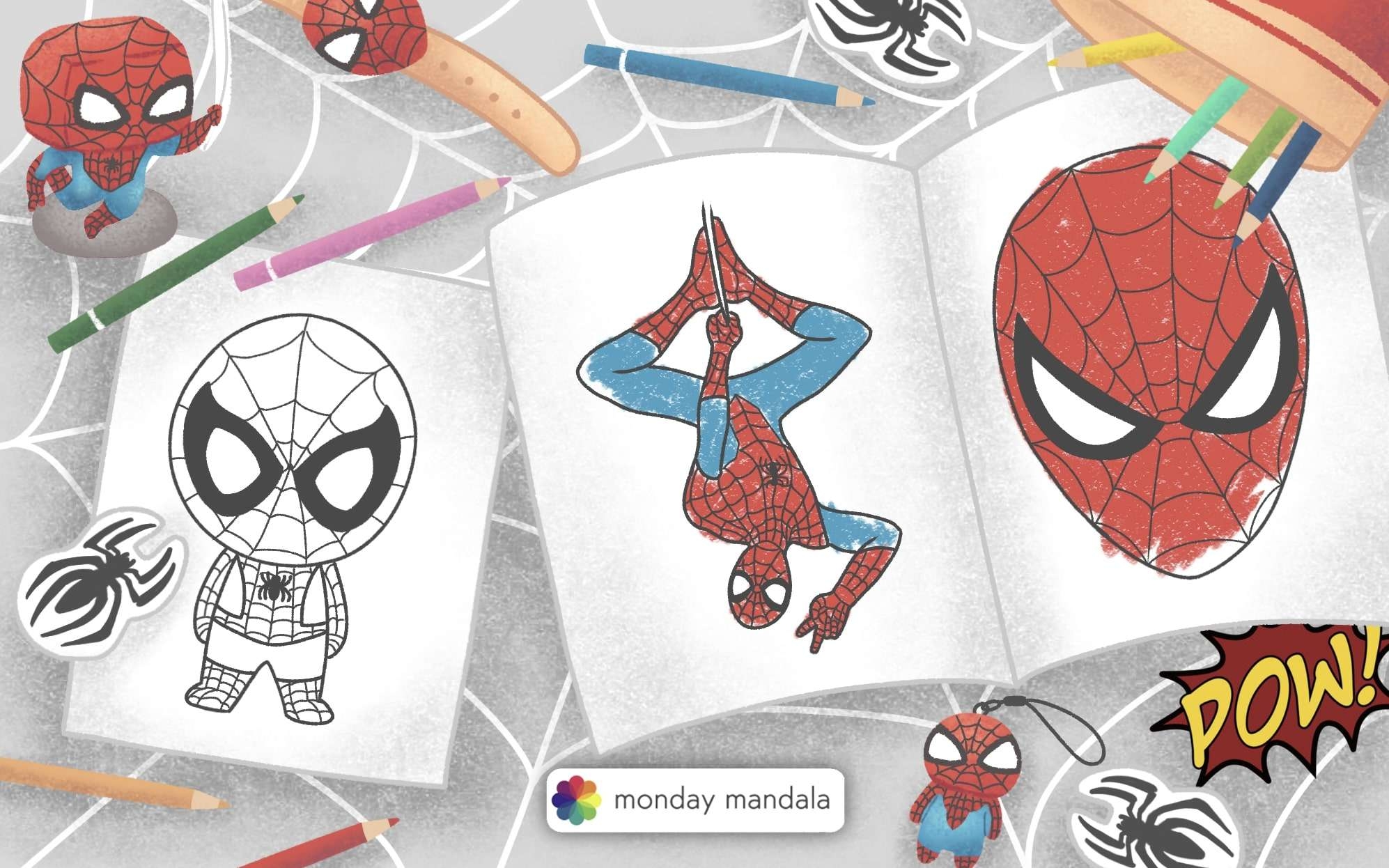 Coloring Pages Spiderman Printable