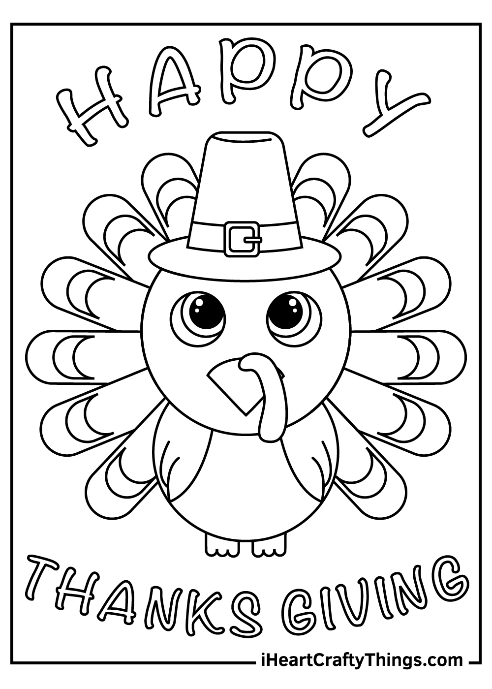 Free Turkey Coloring Pages