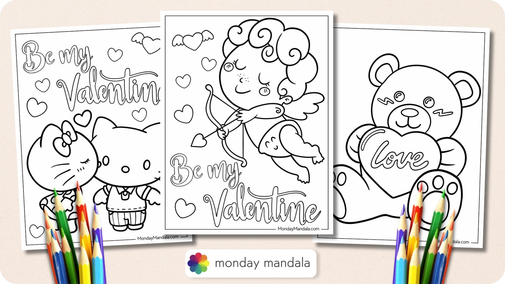 41 Valentine s Day Coloring Pages Free PDF Printables 