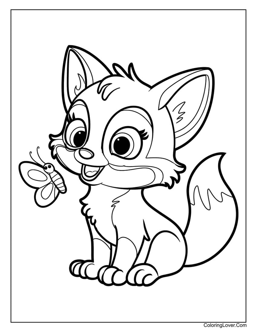 42 Fox Coloring Pages Free Printables For All Ages 