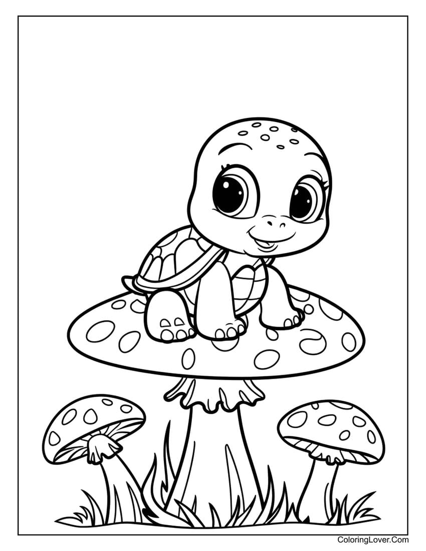 Printable Coloring Pages Of Turtles